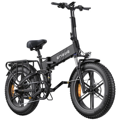 ENGWE Engine Pro 2.0 Skladací elektrický bicykel - výkon 1200W | 16Ah batéria | rýchlosť 28mph | dojazd 68mil